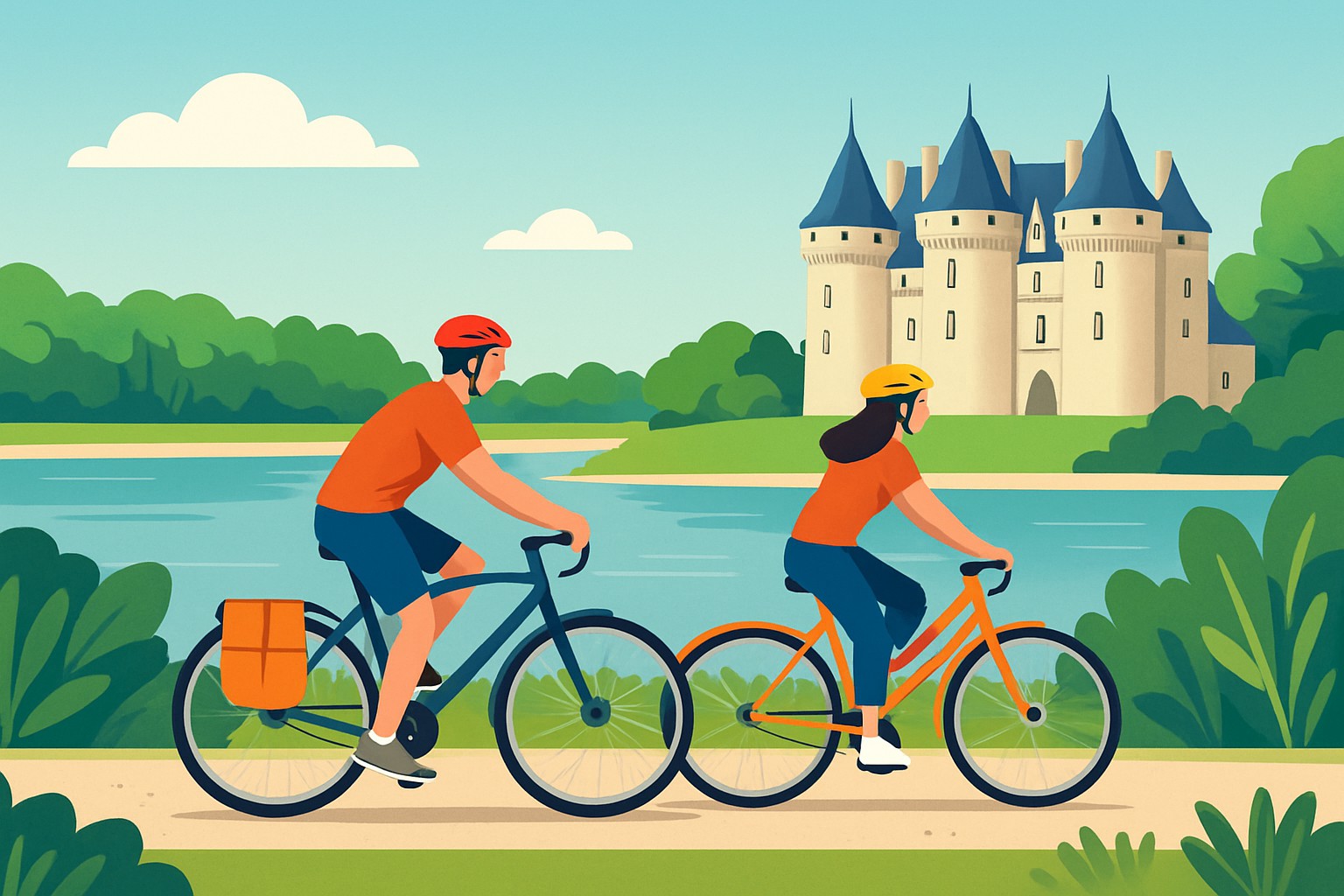 Loire à vélo - Meilleur endroit pour faire du velo en france