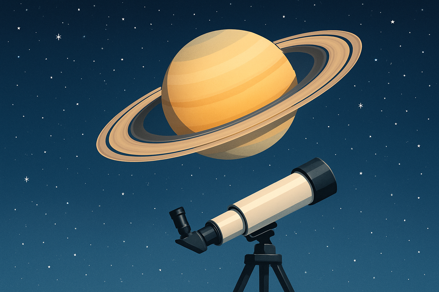 Comment observer Saturne avec un télescope pour débutant