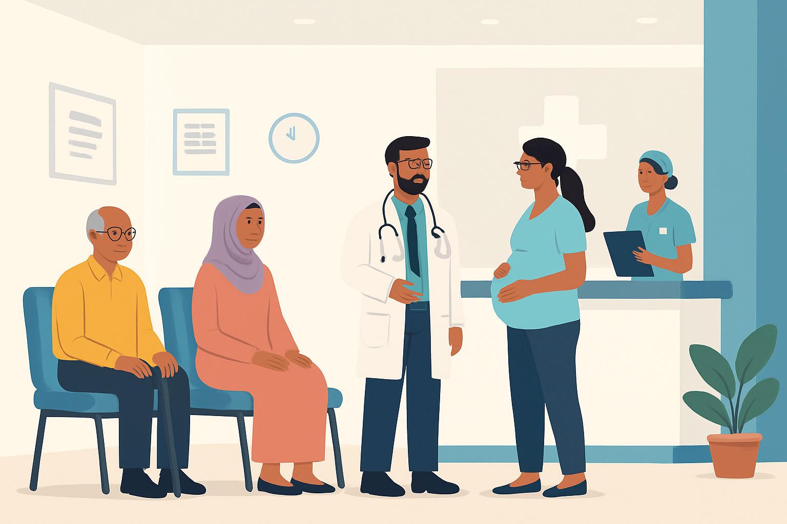 Accueil d'un hôpital moderne en Malaisie, reflétant la qualité des infrastructures médicales disponibles aux expatriés.
