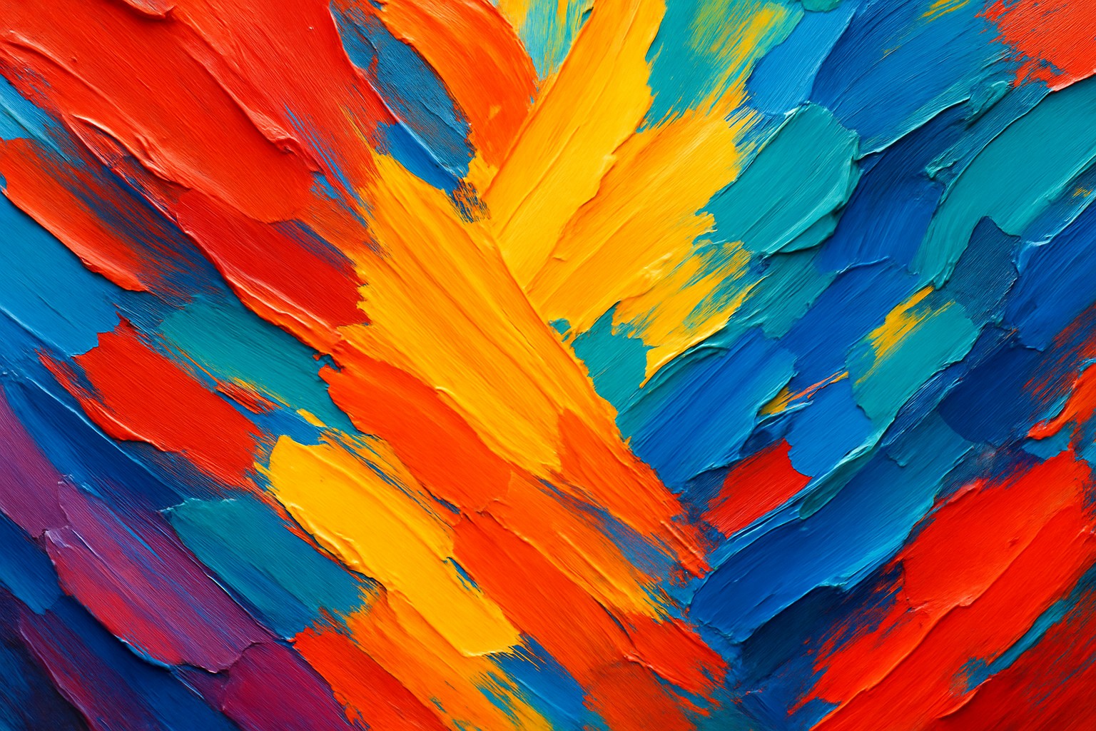 Peinture moderne abstraite au couteau - techniques pour débuter