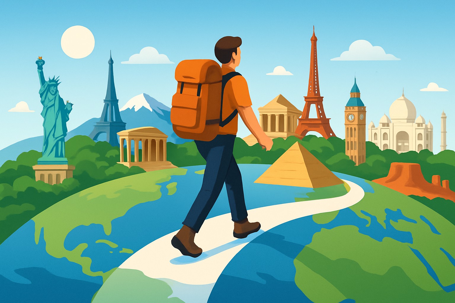 Tour du monde à pieds - Budget réaliste par continent