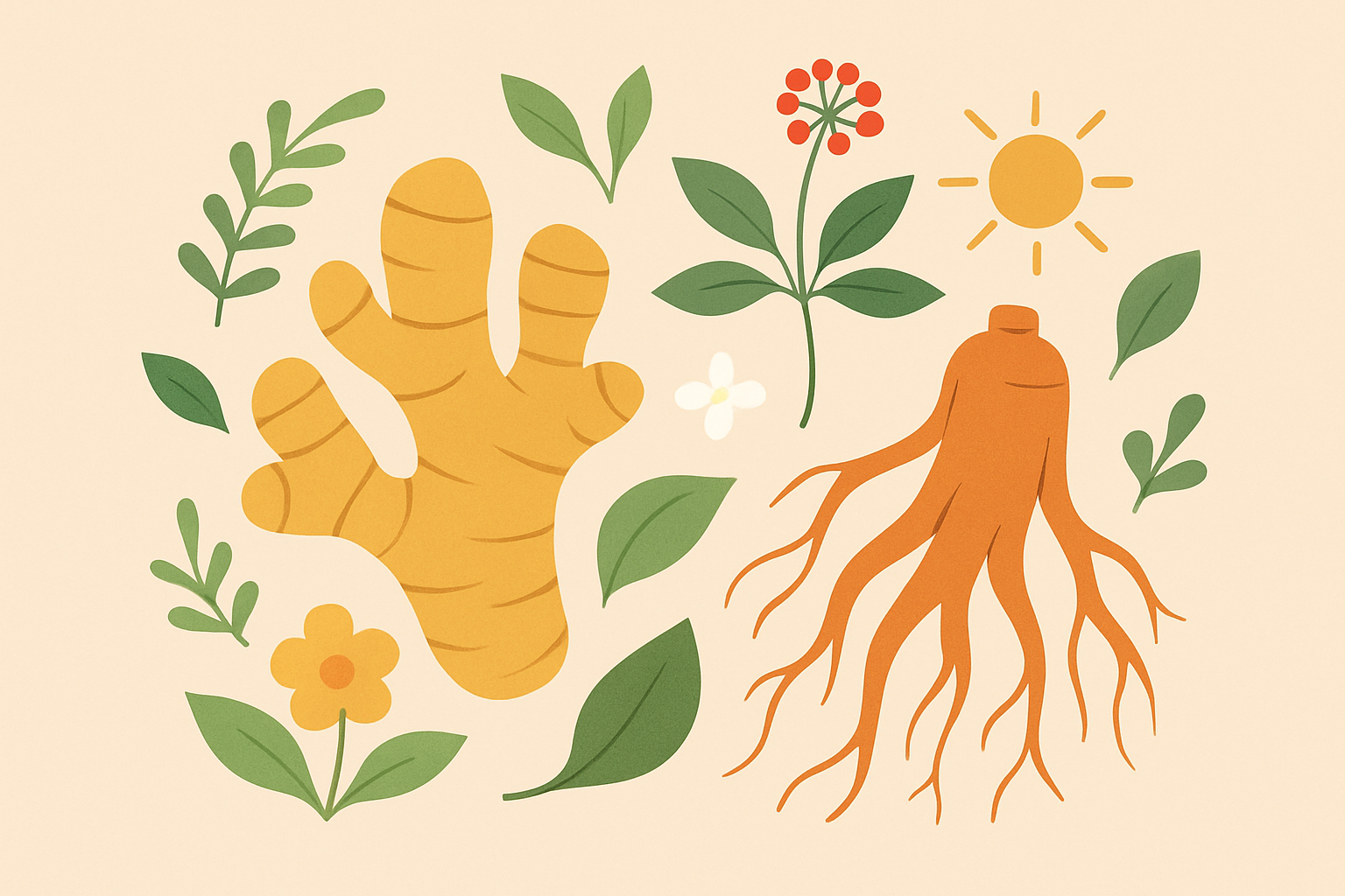 Différence entre ginseng et gingembre selon leurs bienfaits