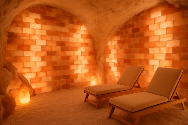 Sauna dans une grotte de sel et ses vertus pour la santé